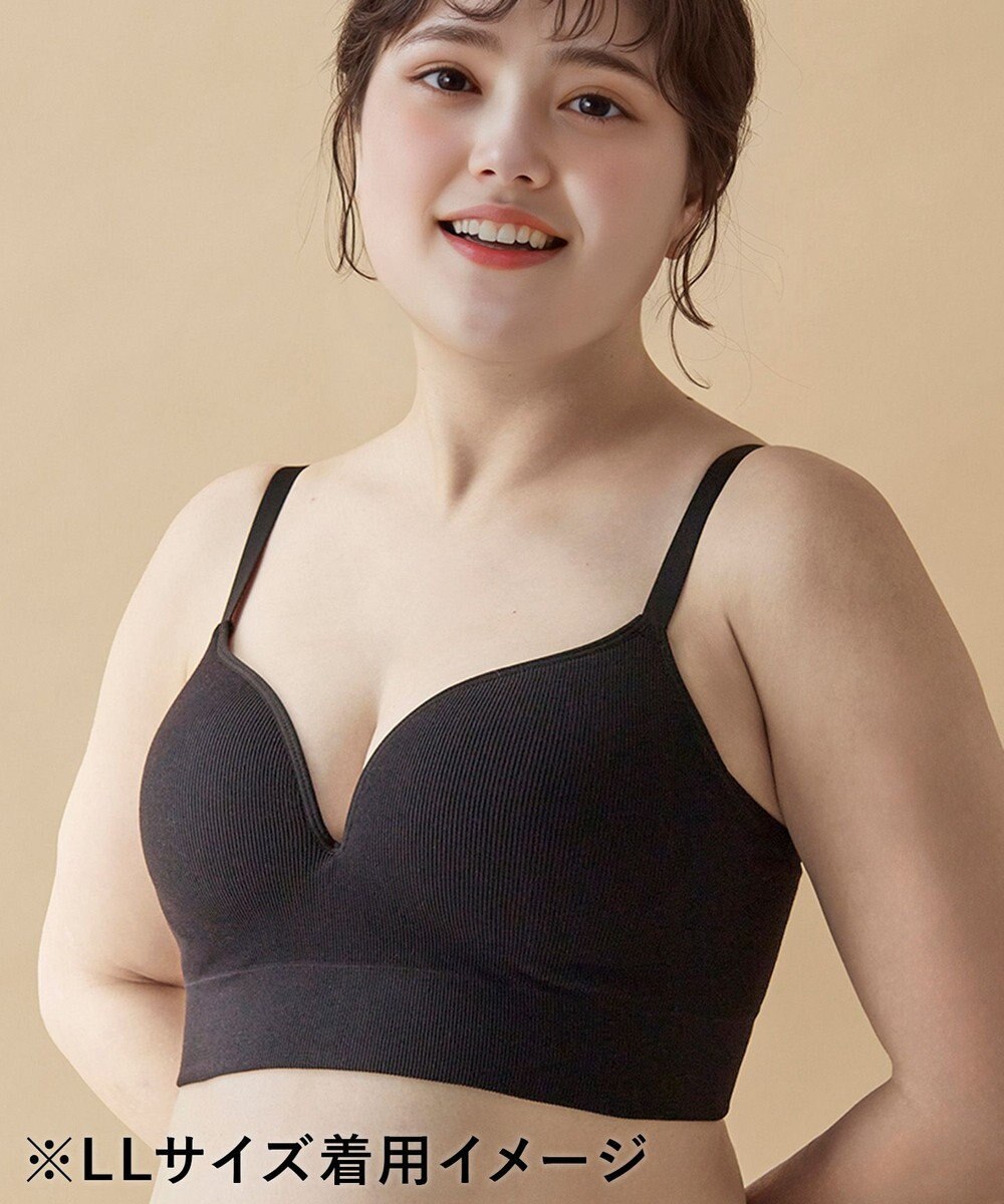 WACOAL ノンワイヤーブラ 【GOCOCi ゴコチ】 ぴったりフィット アンダー部分のズレを軽減 洗濯機洗い可能(ネット使用) ブラトップ レディース ハーフトップ CGG255 /ワコール 
