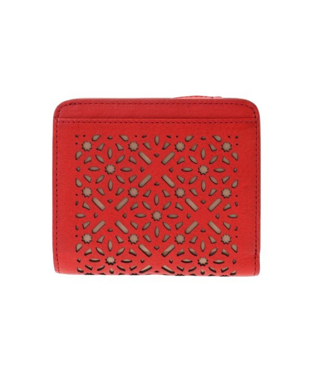 genten ダイヤカットワーク　二つ折り財布 