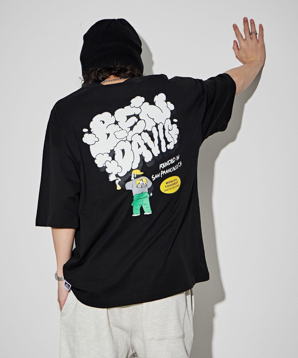 WEGO 【ユニセックス着用ITEM/綿100％/SMLサイズ】別注ベンデイビスプランプロゴT 