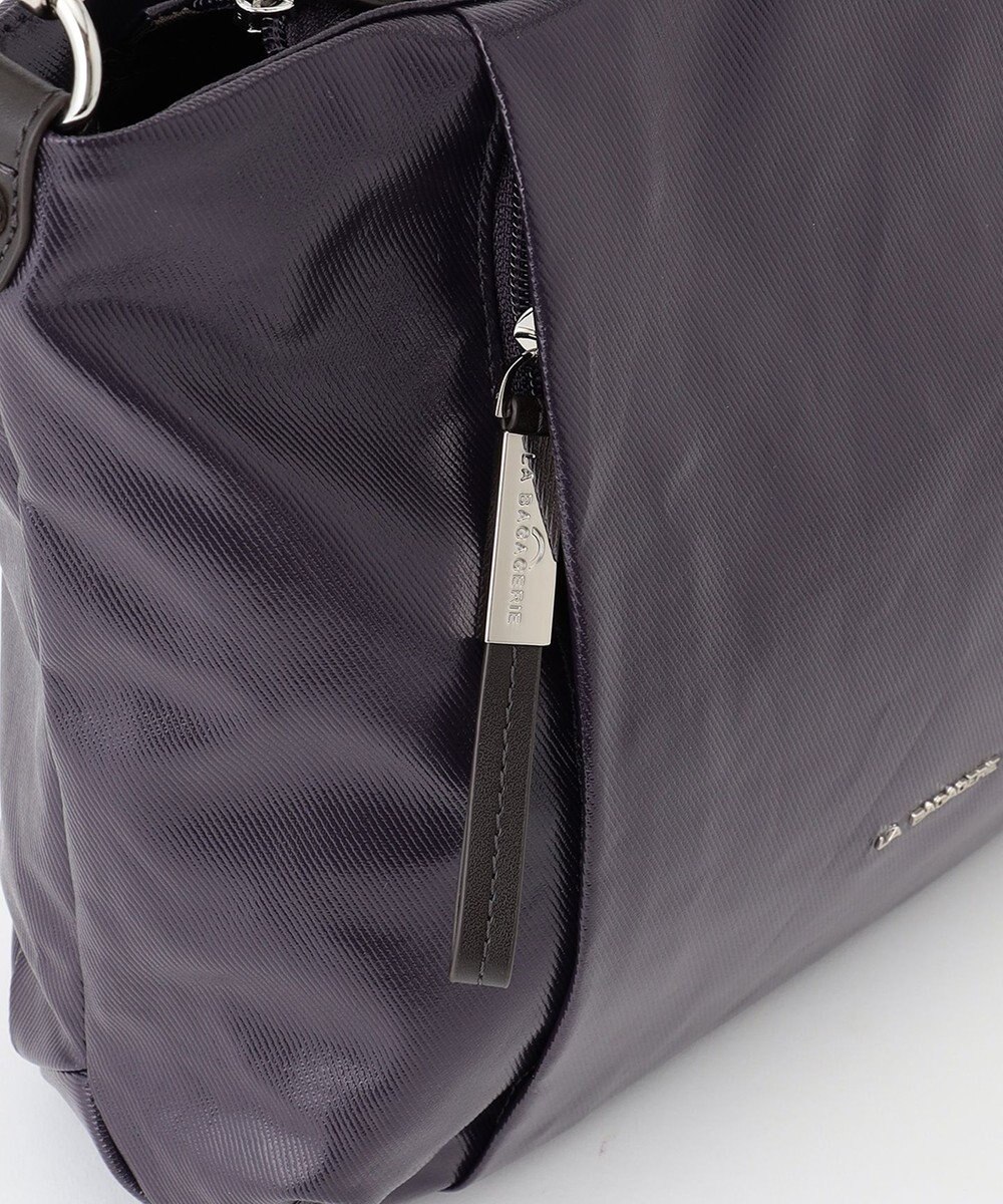 LA BAGAGERIE コーティングキャンバス 2WAYショルダーバッグ 