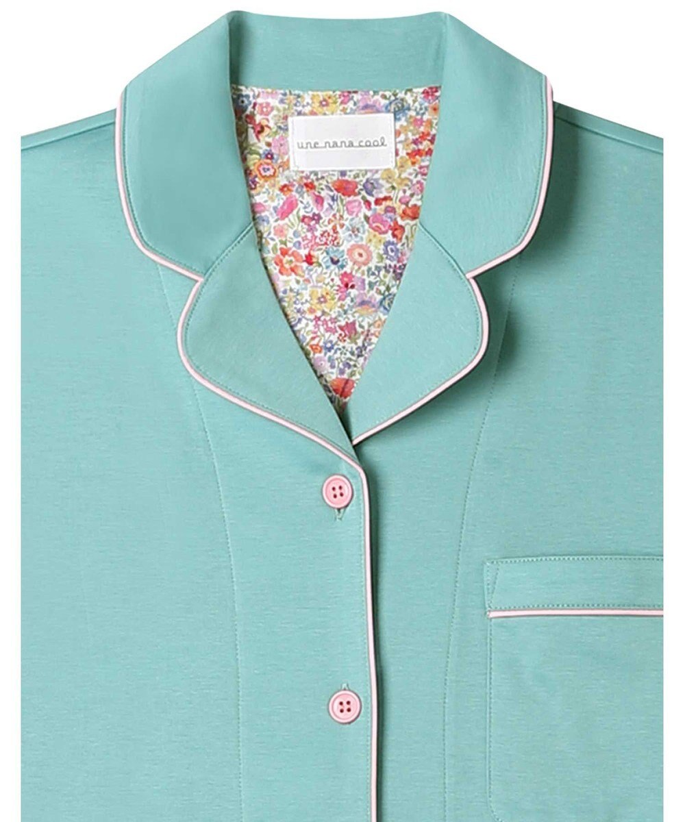 une nana cool 【綿100％】シルケットスムースパジャマ　MADE WITH LIBERTY FABRIC 