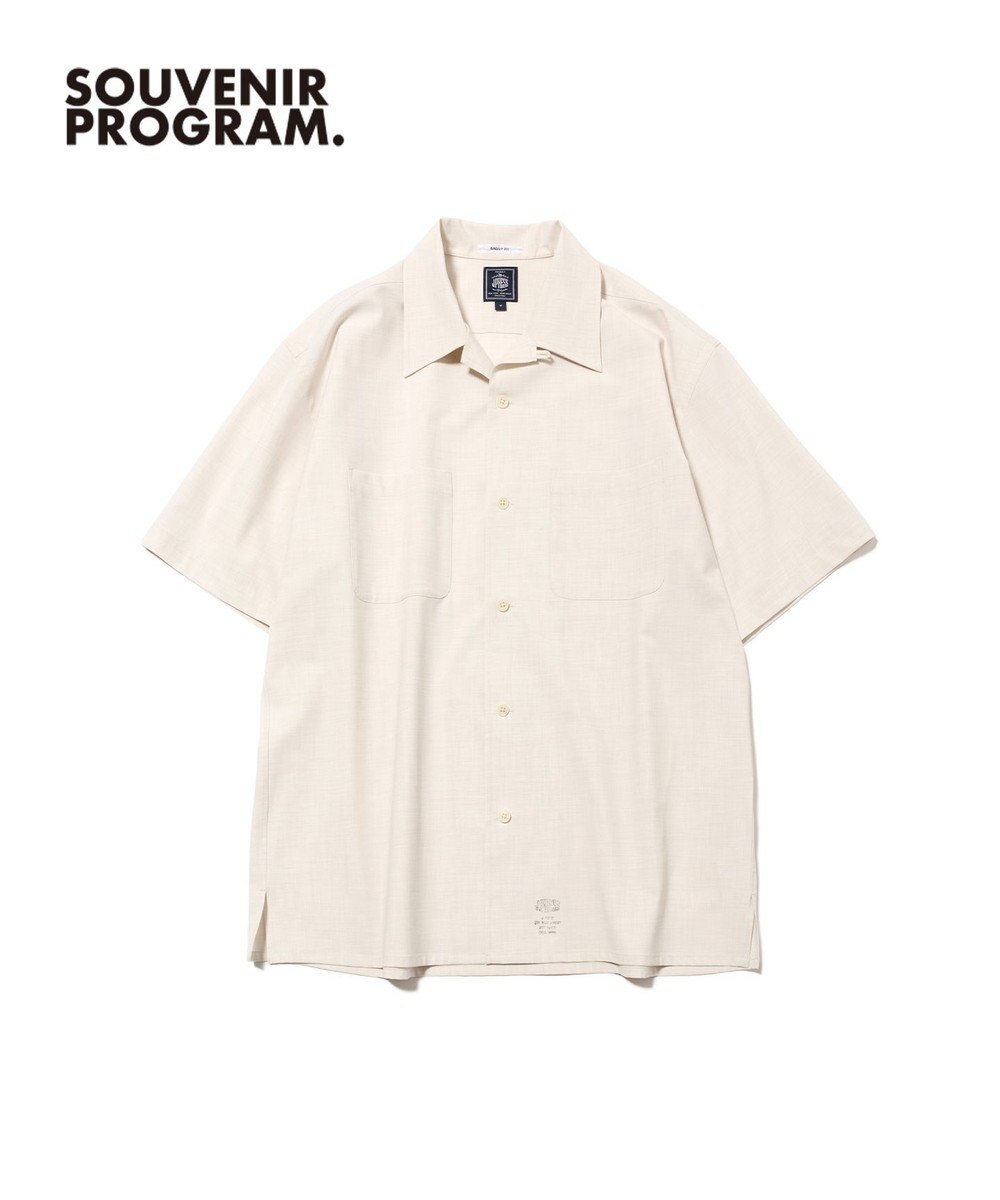 J.PRESS MEN 【J.PRESS ORIGINALS】【UNISEX】Toropical Open Half Sleeve Shirt / Baggy-Fit 