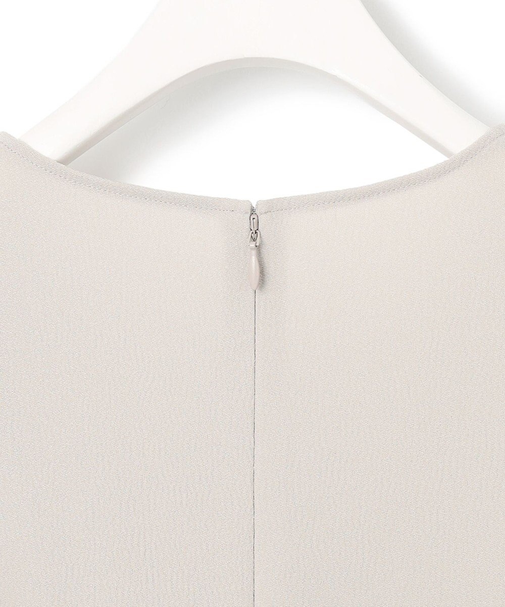 ICB 【WEB限定・洗える】BackSatinGeorgette ラッフルブラウス 