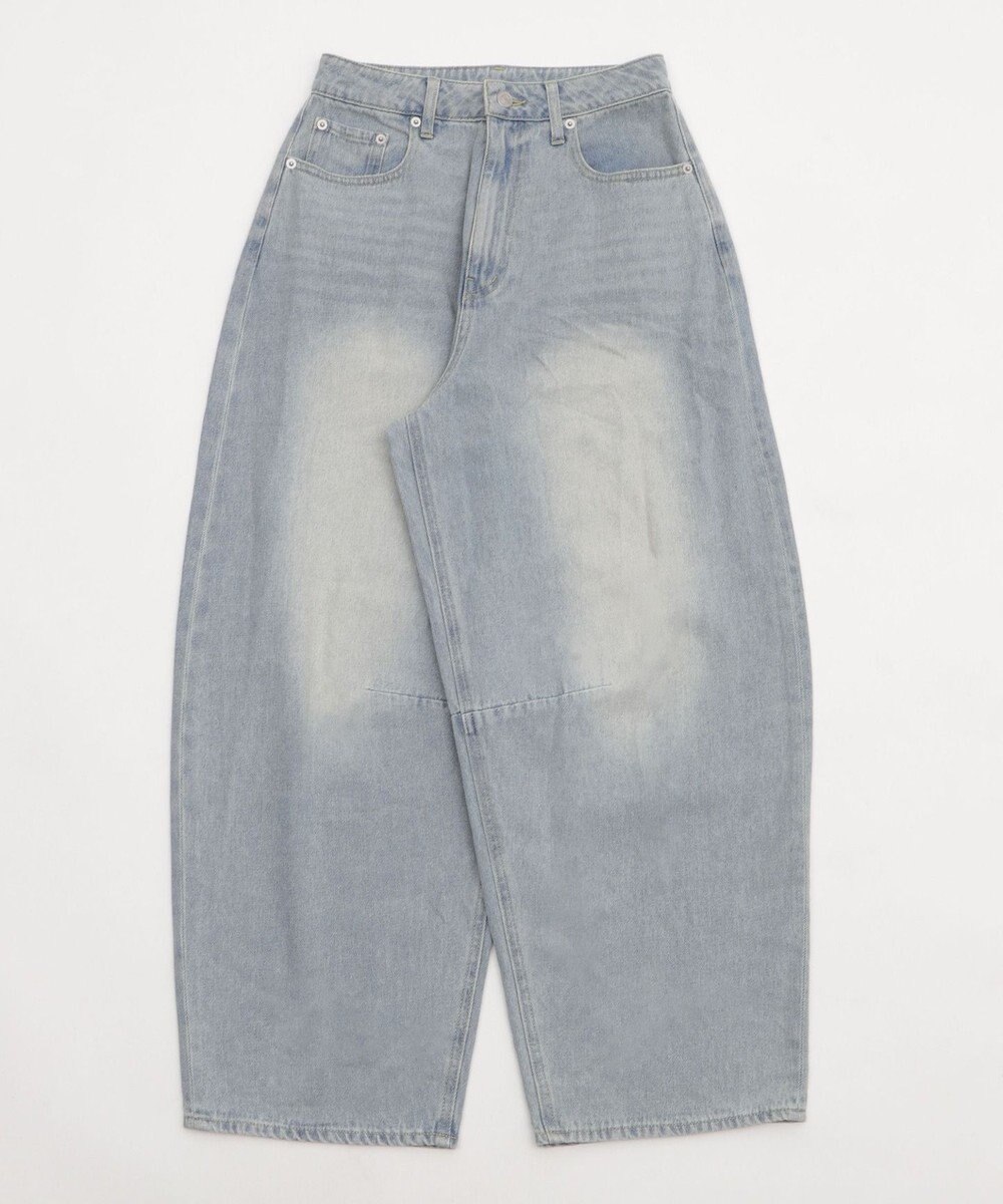 WEGO サマーデニムバレルレッグパンツ 