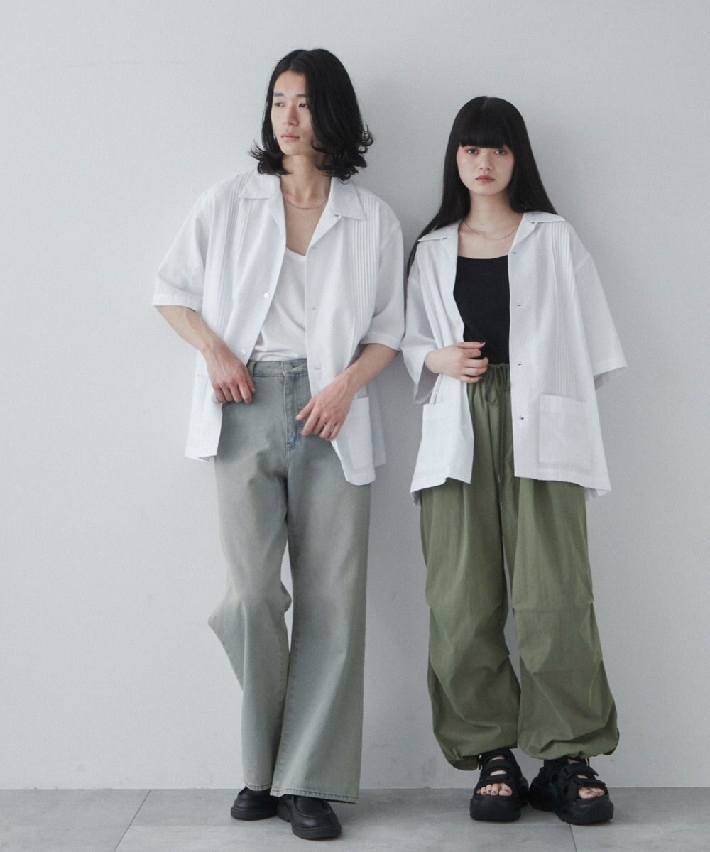 WEGO 【ユニセックス着用ITEM】キューバシャツ 