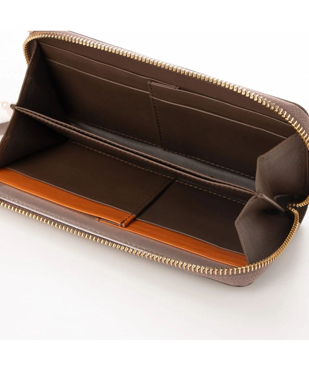 UNBILLION perche ジェムストーンチャームラウンド長財布 