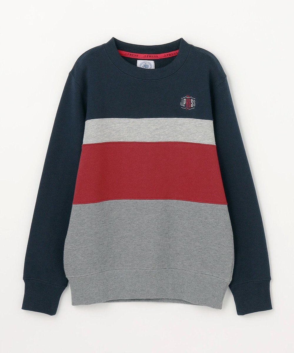 J.PRESS KIDS 【140-170cm】 カラーブロックトレーナー 
