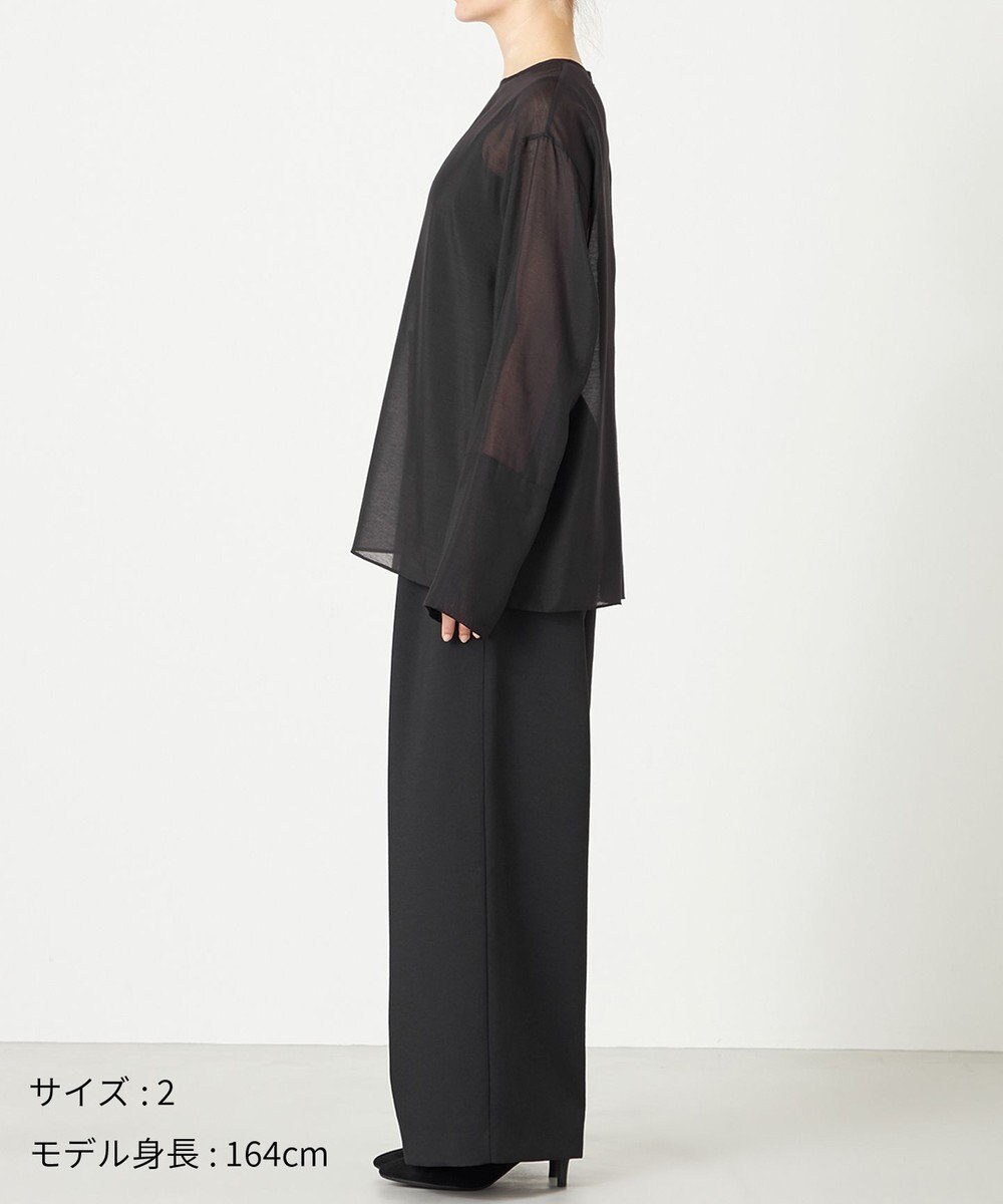 NAVE 【ReNAVE・洗える】シアーボイル ブラウス 