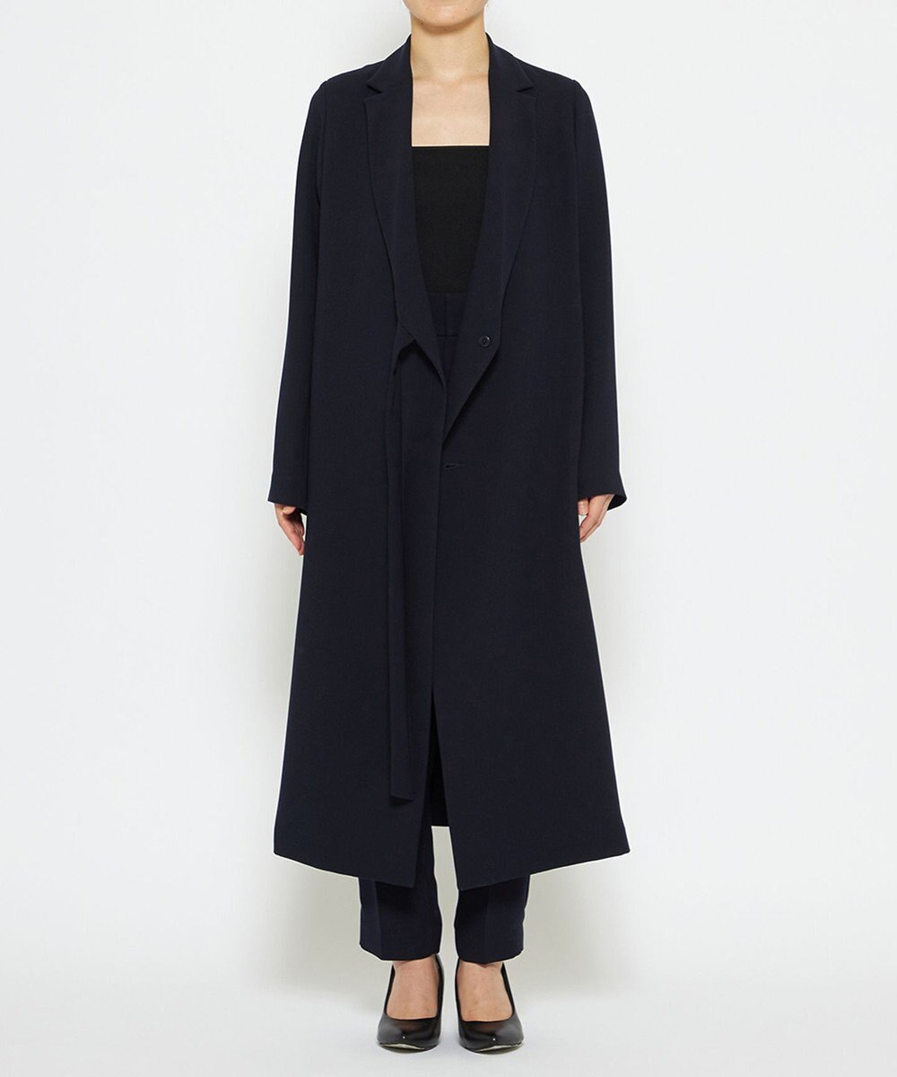 uncrave 【防しわ・洗濯機洗い可】ウォッシャブル ダブルクロス ワンピースコート（uncrave STANDARD） 