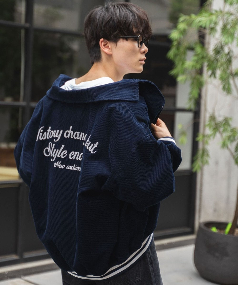 WEGO ヴィンテージコーデュロイスタジャン 