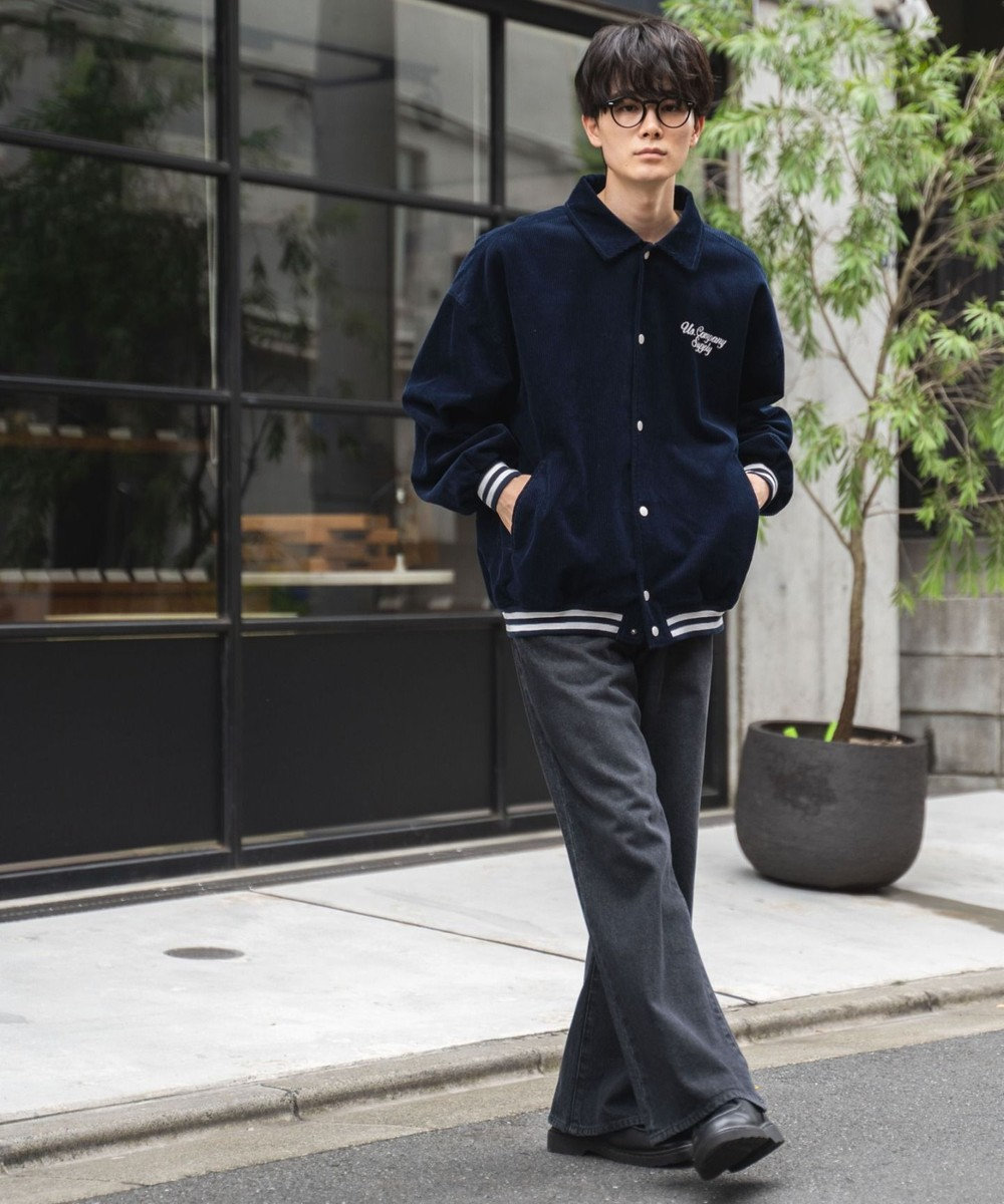 WEGO ヴィンテージコーデュロイスタジャン 