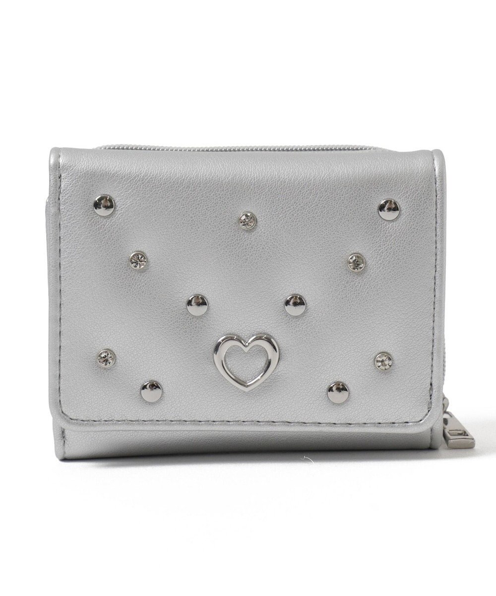 WEGO メタルハートスタッズウォレット 