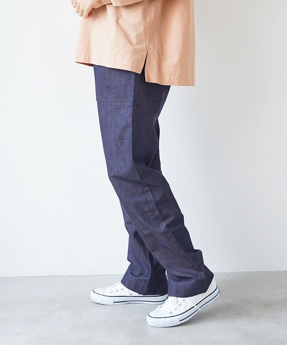 WHITE MAILS 【UNISEX】DENIM イージーパンツ 