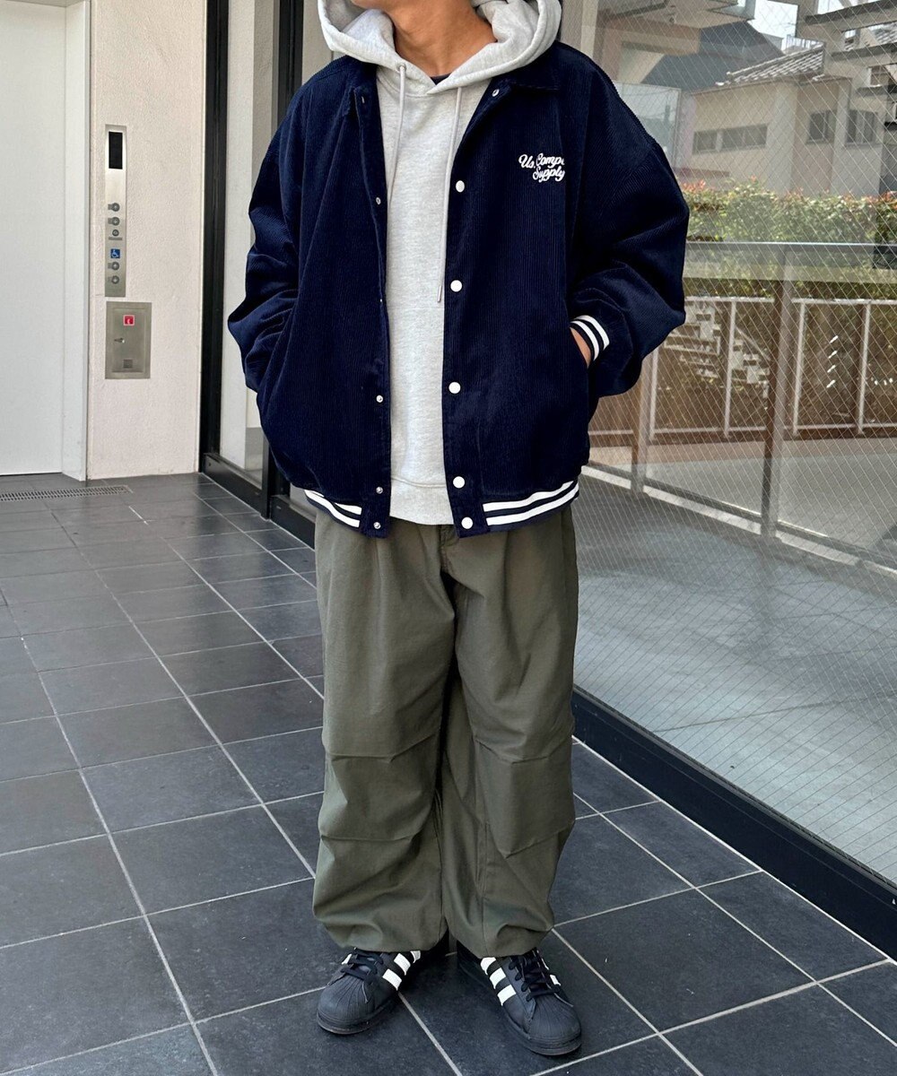 WEGO ヴィンテージコーデュロイスタジャン 