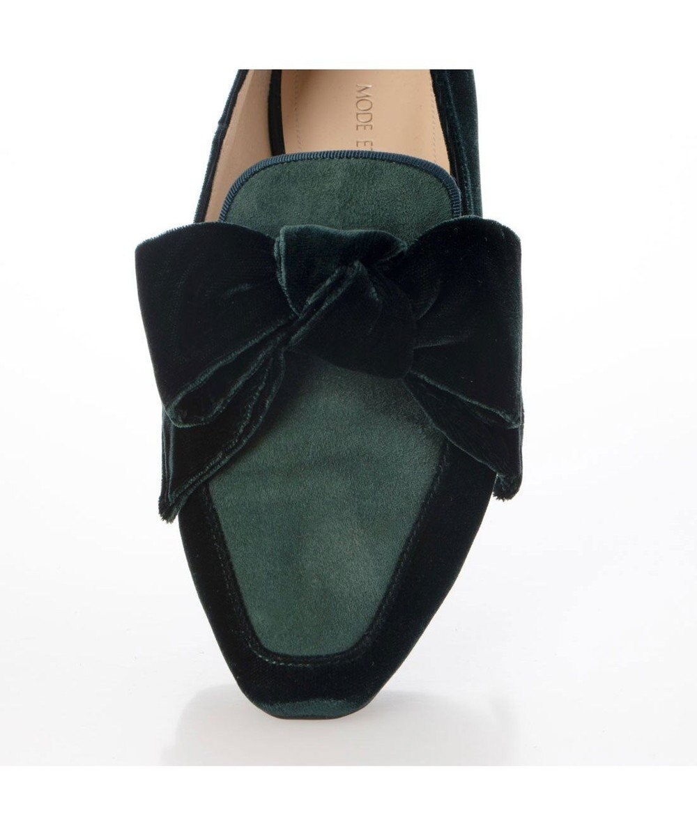 MODE ET JACOMO <MODE ET JACOMO>ベルベットリボンローファー 