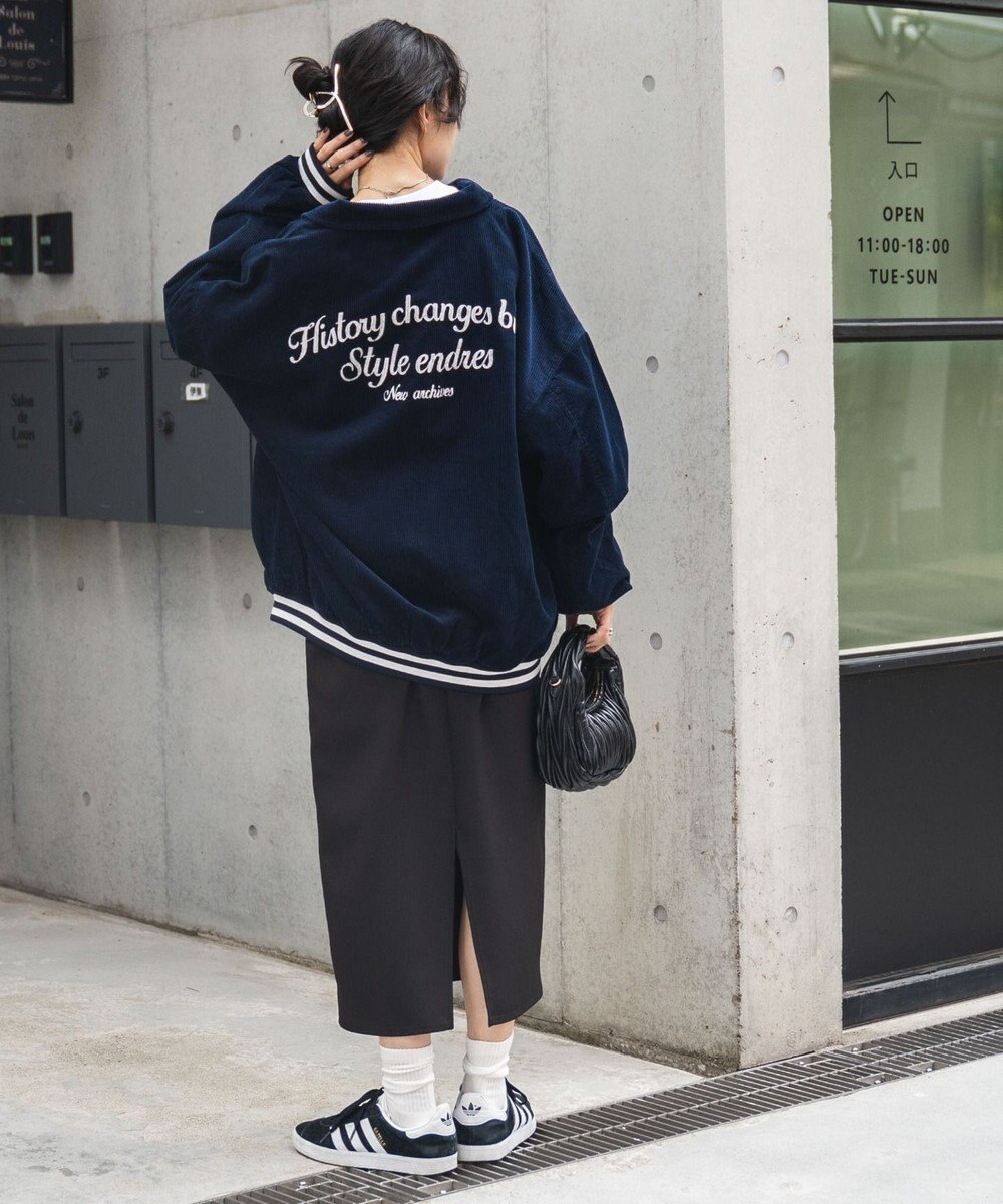 WEGO ヴィンテージコーデュロイスタジャン 