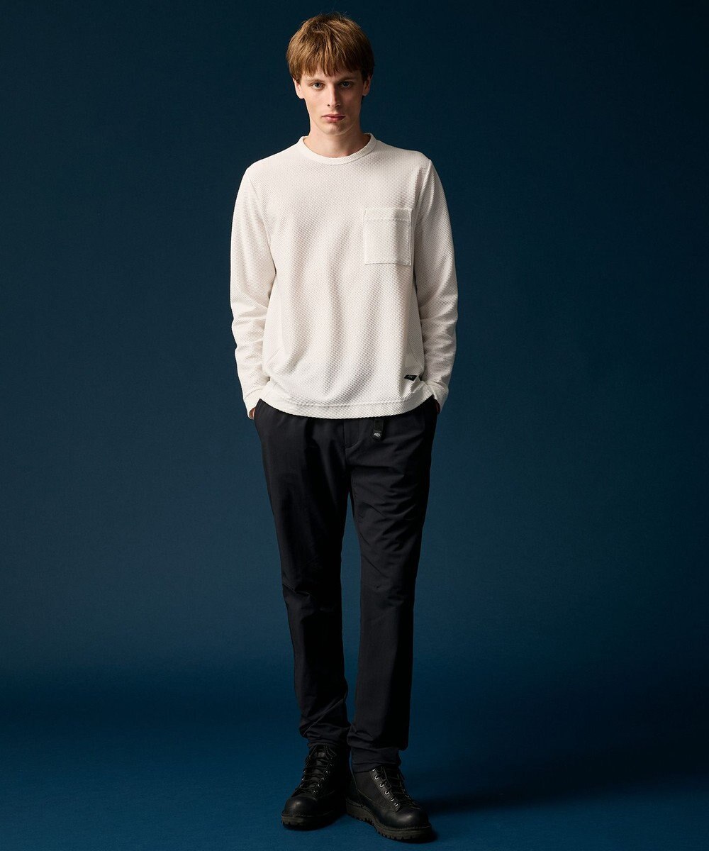 JOSEPH ABBOUD MOUNTAIN 【MADE IN JAPAN】ダイヤモンドワッフル 長袖 アウトドア Tシャツ 