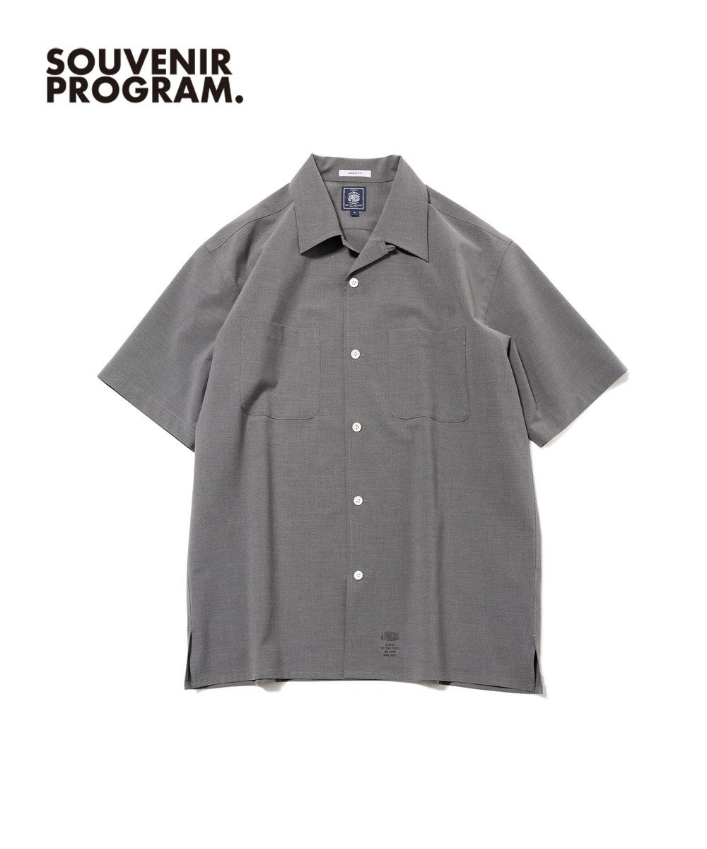 J.PRESS MEN 【J.PRESS ORIGINALS】【UNISEX】Toropical Open Half Sleeve Shirt / Baggy-Fit 