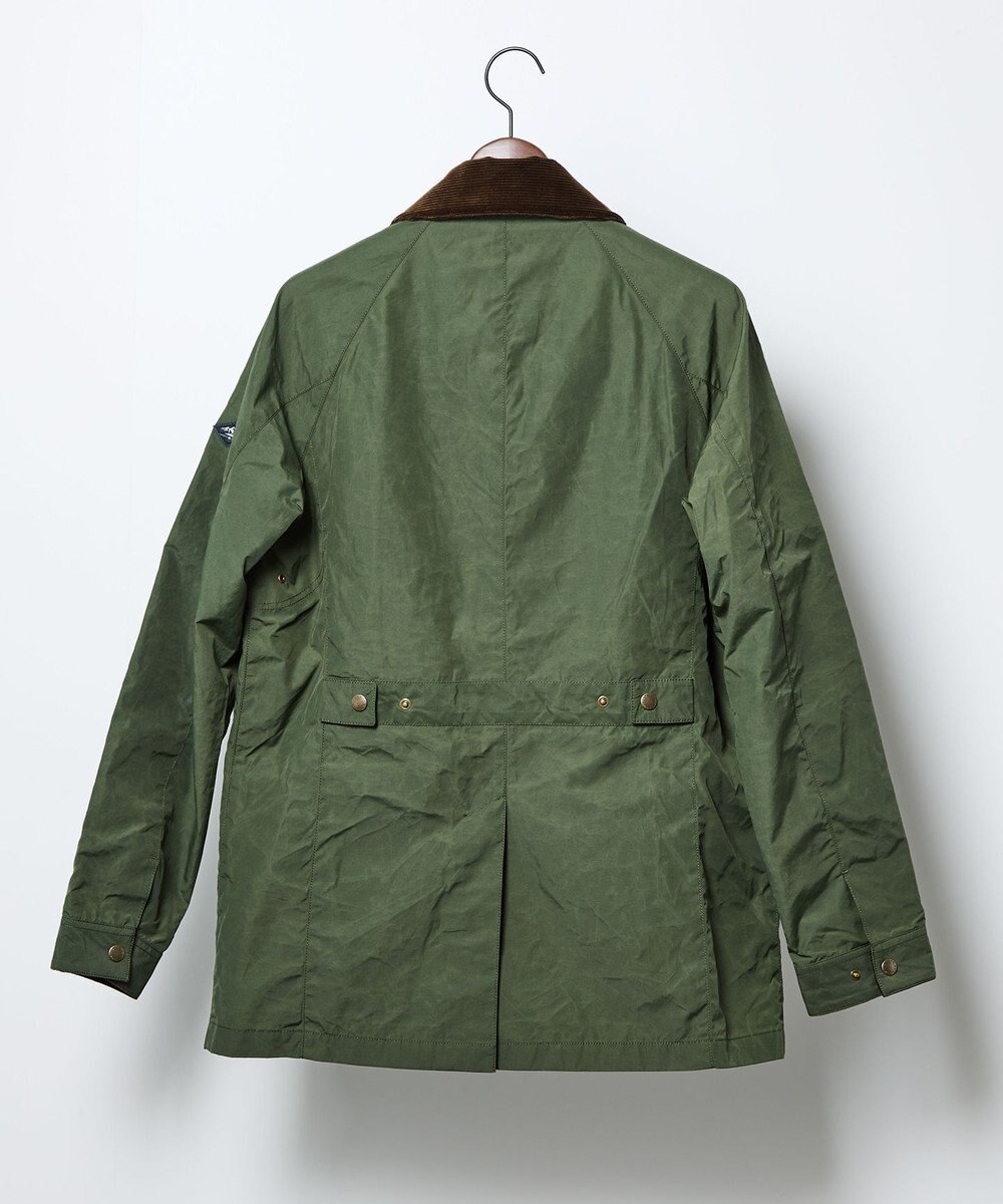 JOSEPH ABBOUD MOUNTAIN 【軽量/ワックスコーティング・テ―ム・ヤルビー氏コラボ】ワックスクロス プリント ブルゾン 