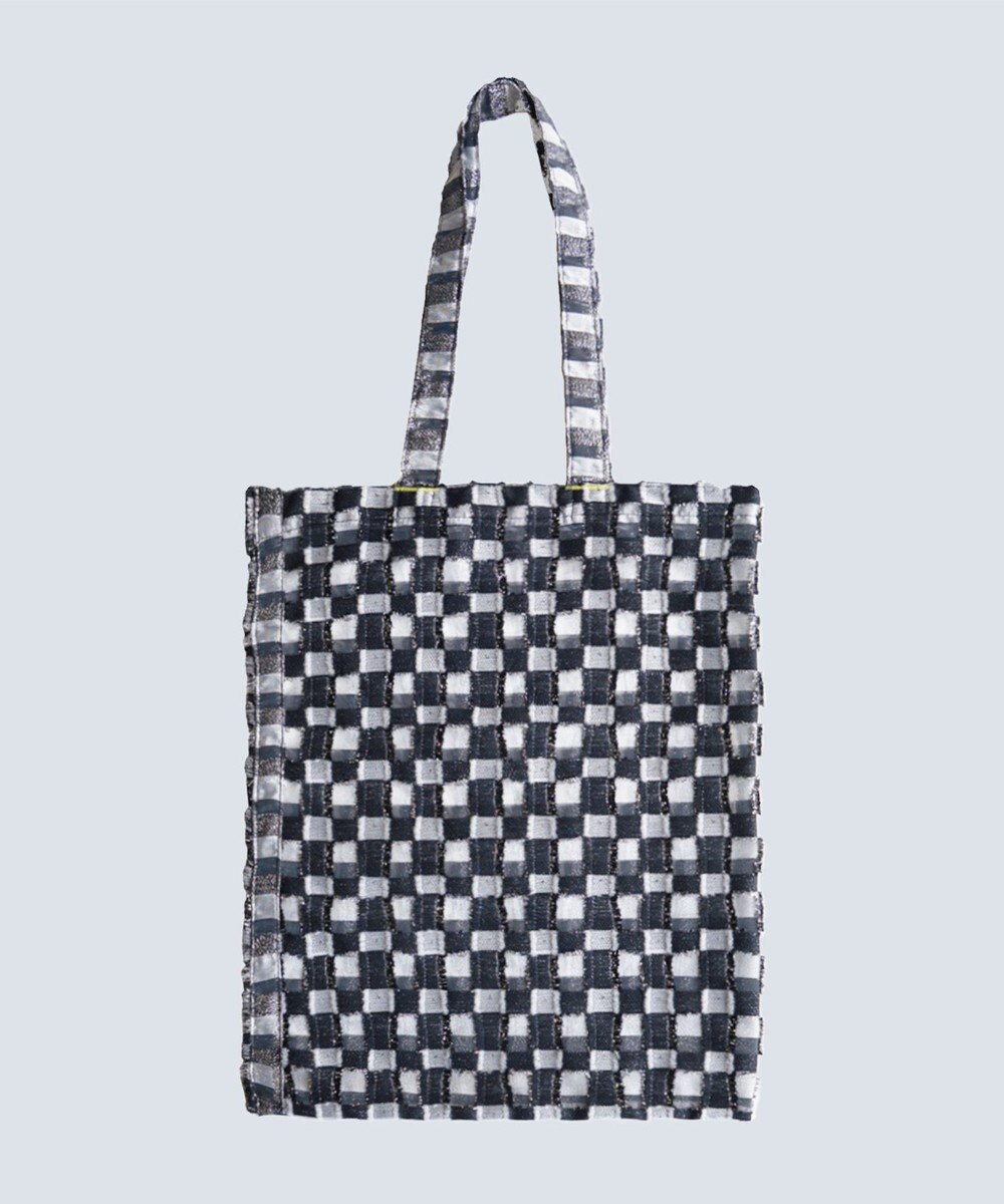 COQ ウォーターチェック リバーシブルトートバッグ A4サイズ 