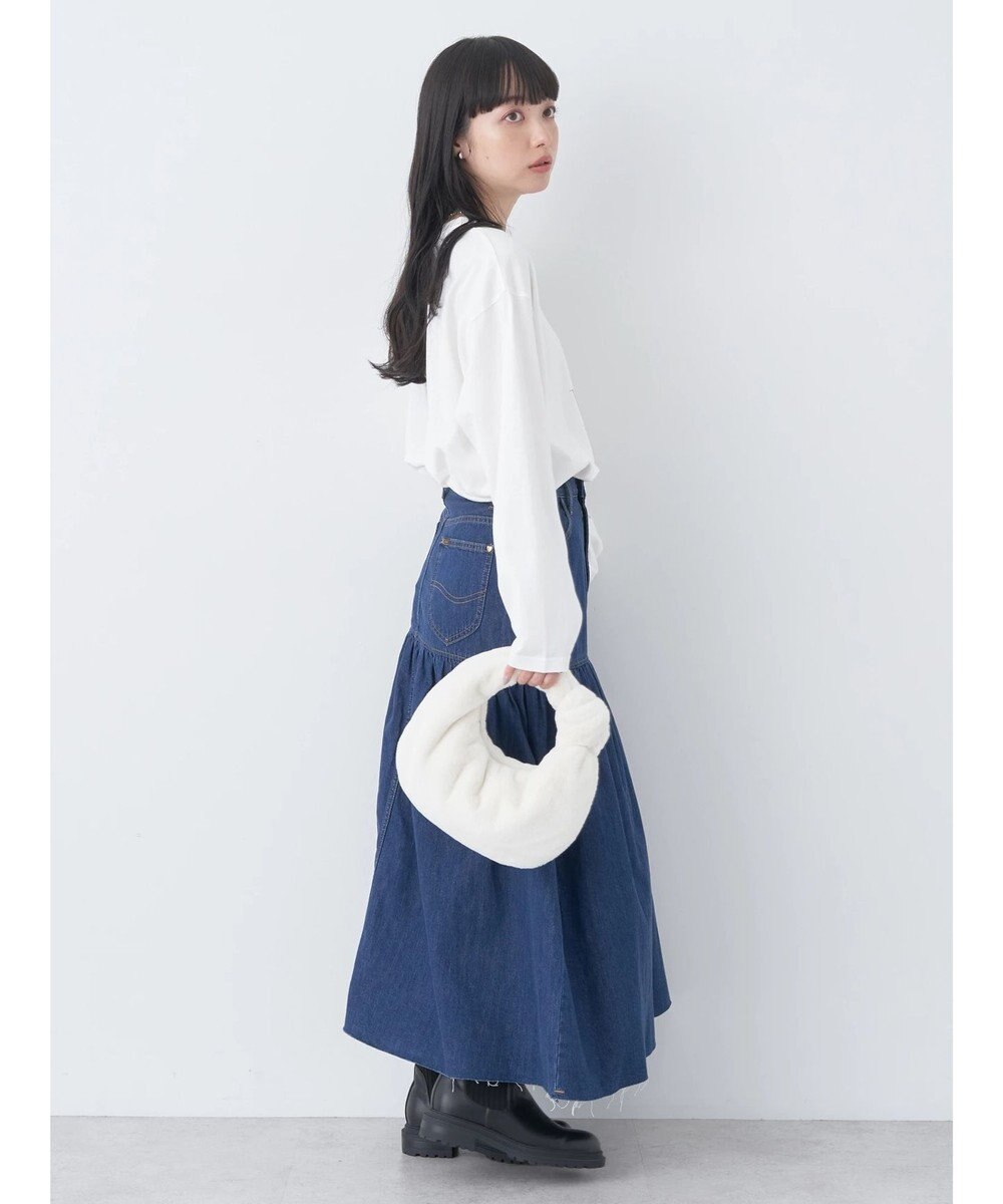 earth music&ecology Ｌｅｅ×ｅ．ｍ．ａ．ｅ．デニムフリルスカート 