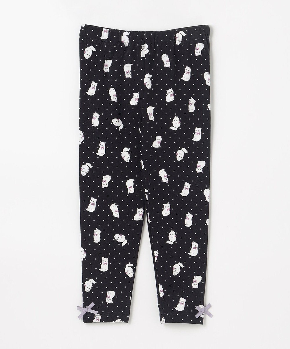 ANY KIDS 総柄プリント レギンス 
