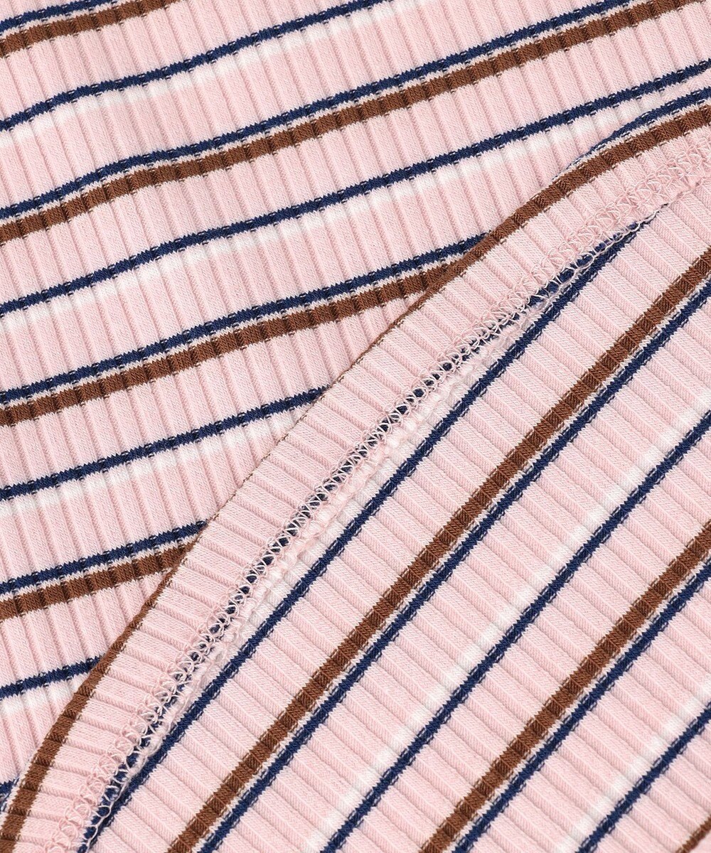 ANY テレコラウンドヘムタンクトップ 