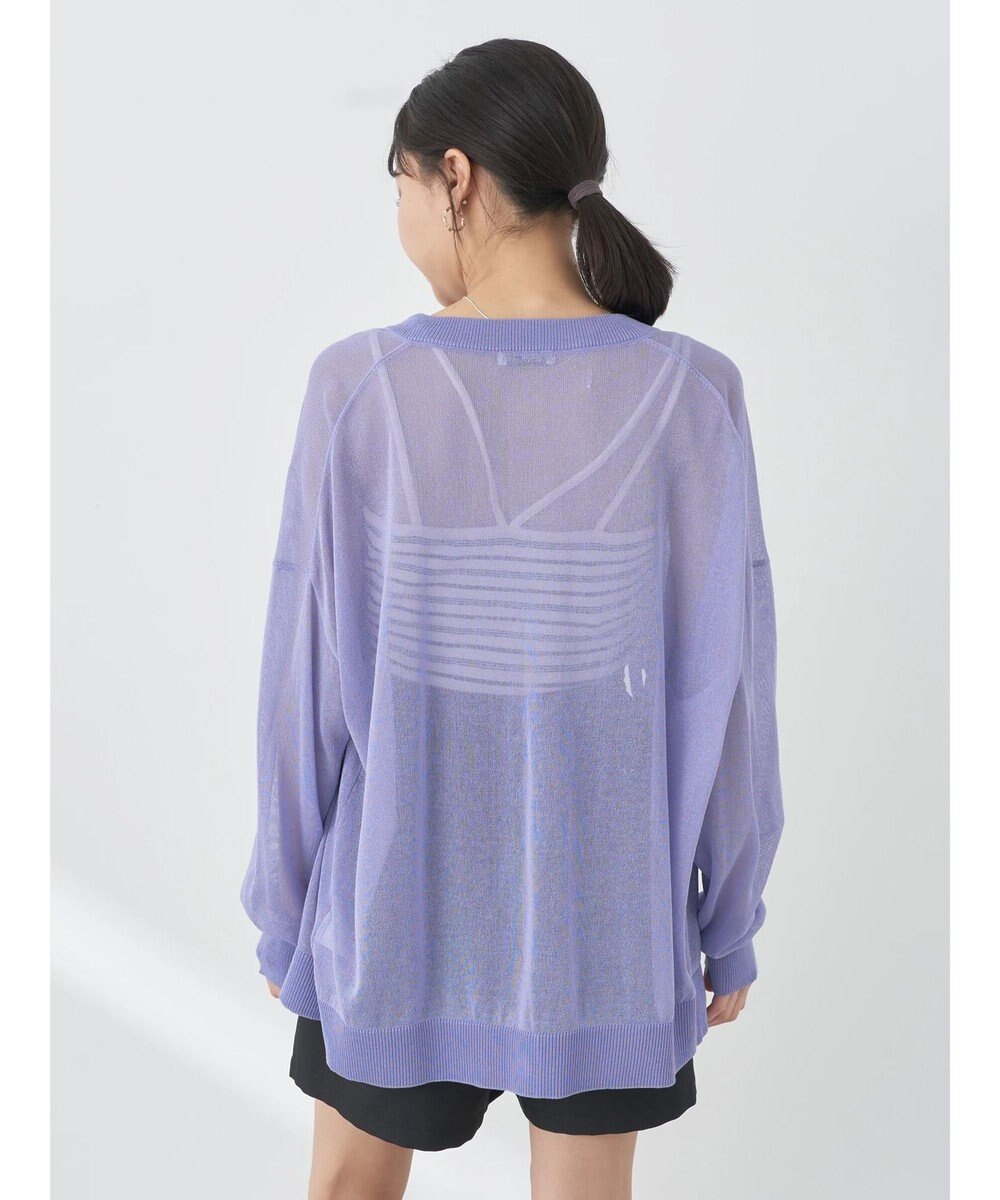 earth music&ecology シアーニットカーディガン 