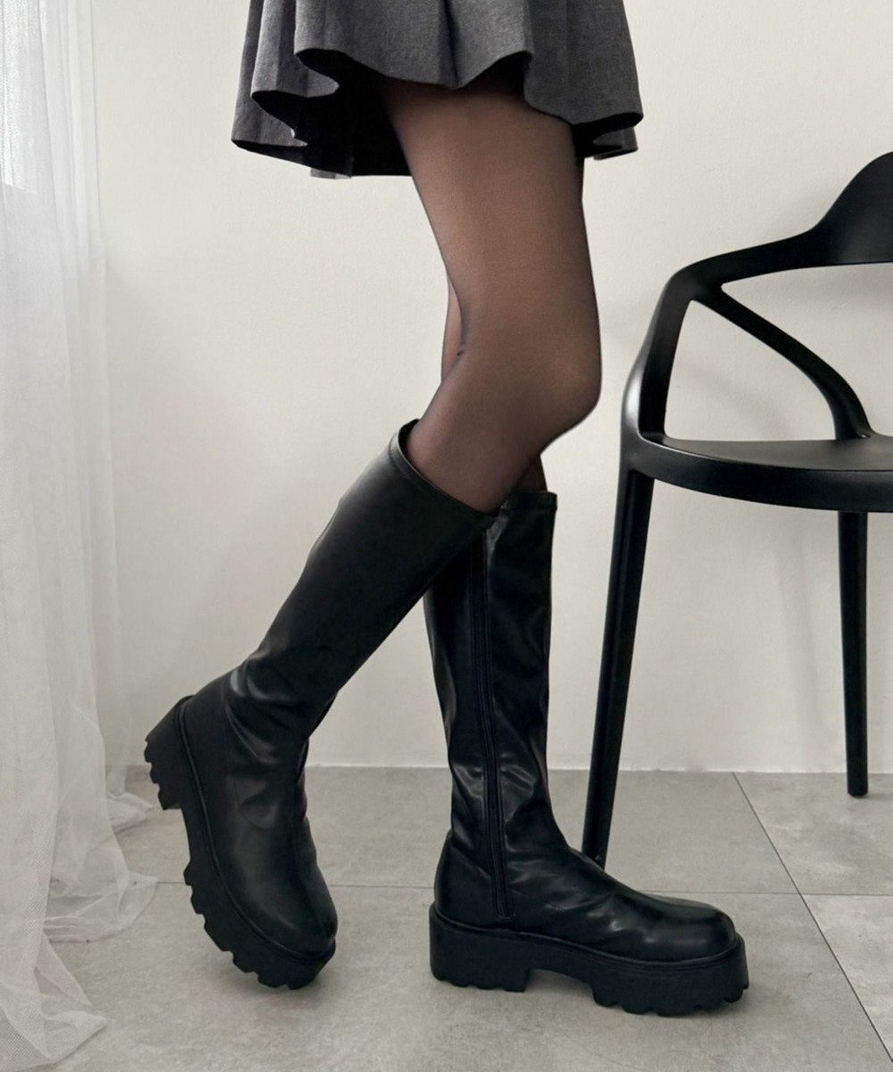 WEGO 【暖かい】フェイクタイツ裏起毛 