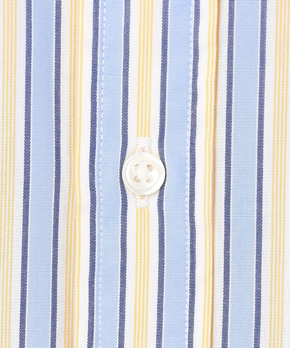 J.PRESS MEN 【SOMELOS】マルチストライプ バンドカラーシャツ 