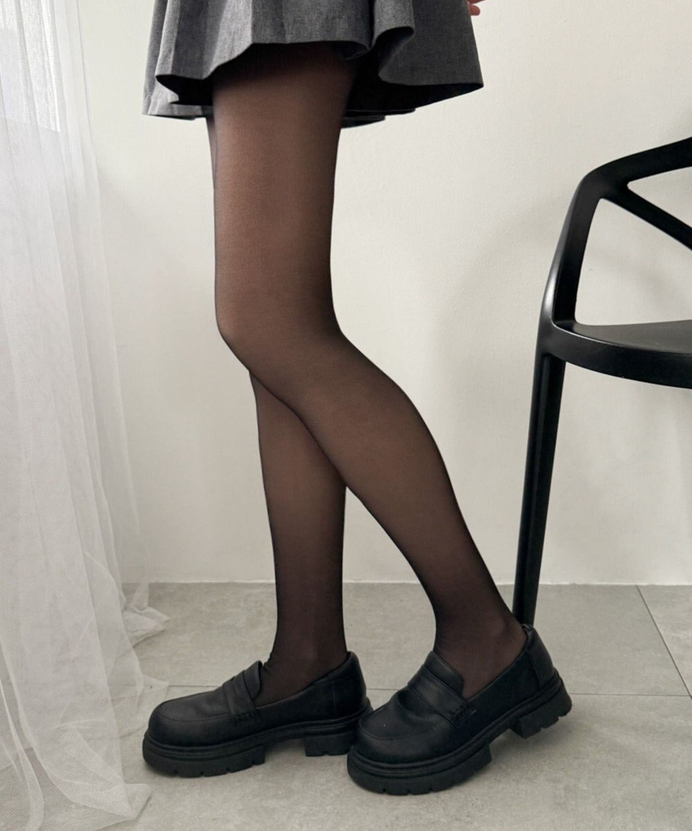 WEGO 【暖かい】フェイクタイツ裏起毛 