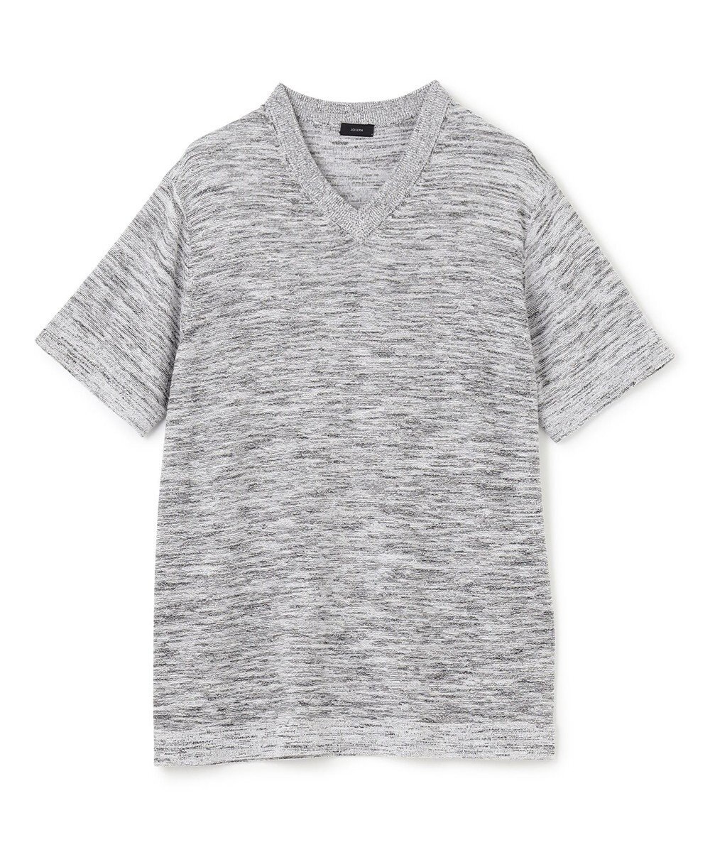 JOSEPH HOMME シャイニースラブブークレ　ニットＴシャツ 