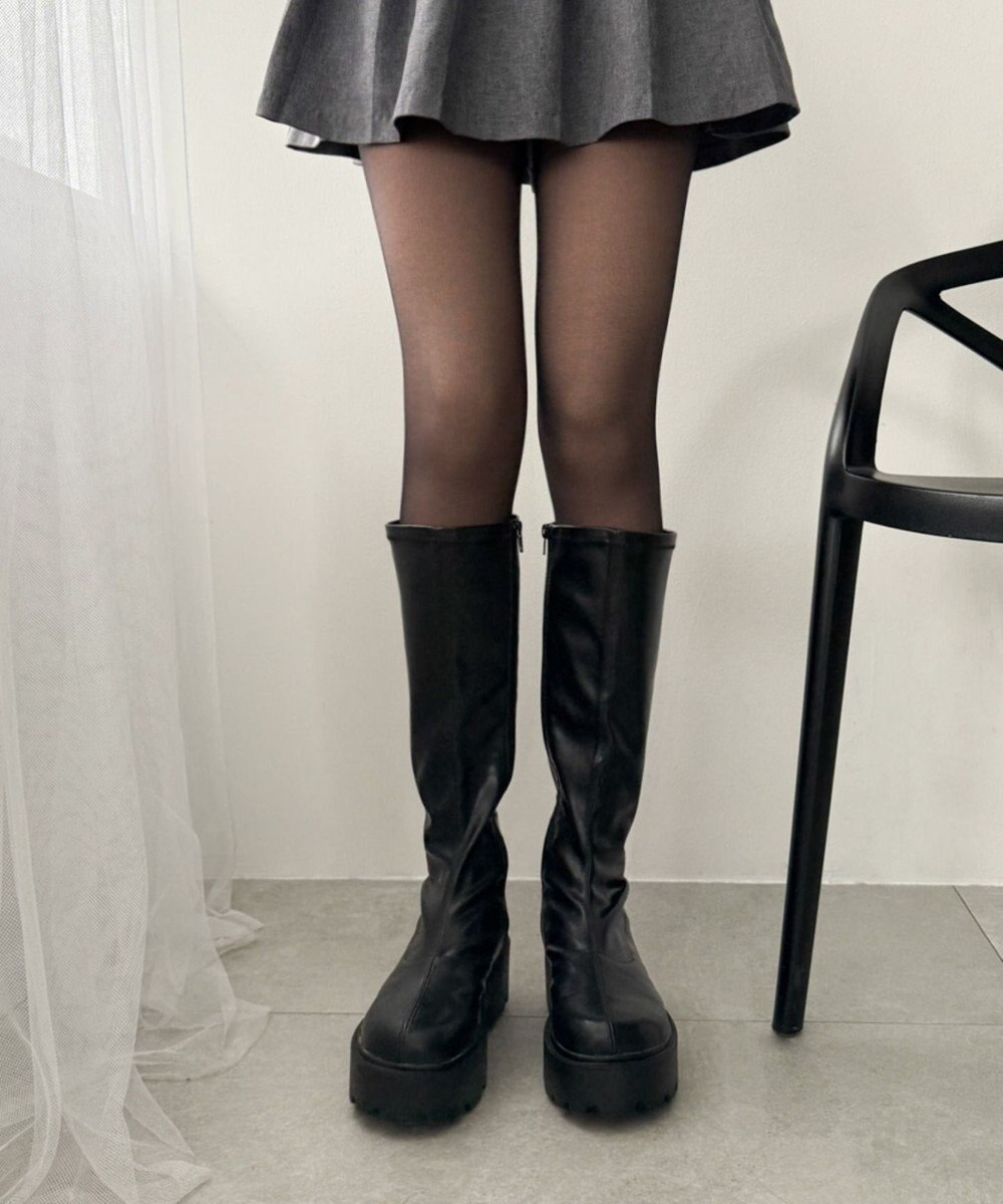 WEGO 【暖かい】フェイクタイツ裏起毛 