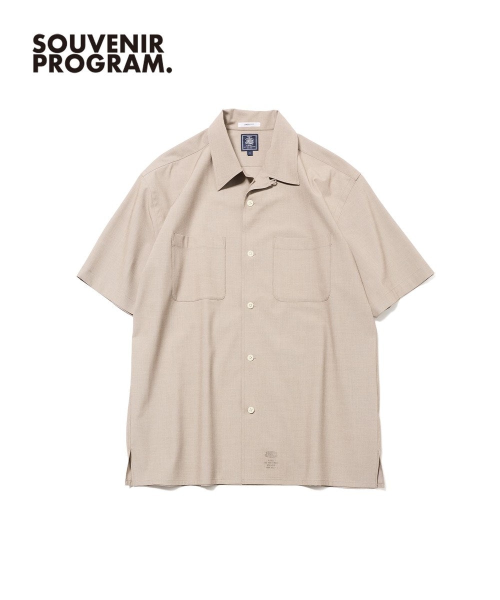 J.PRESS MEN 【J.PRESS ORIGINALS】【UNISEX】Toropical Open Half Sleeve Shirt / Baggy-Fit 