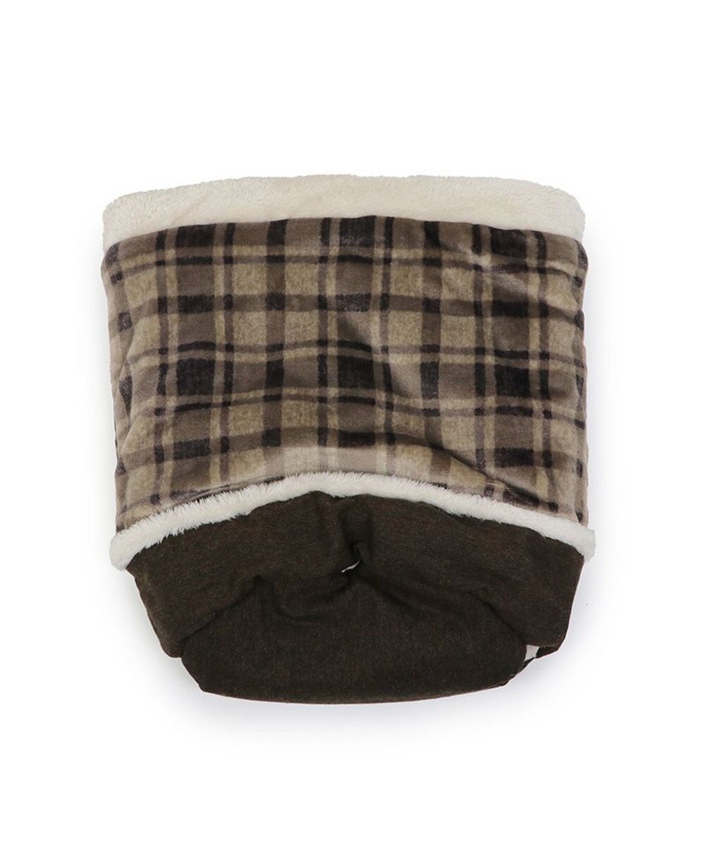 PET PARADISE ペットパラダイス 筒形寝袋 遠赤外線 《チェック柄》 35×50cm 