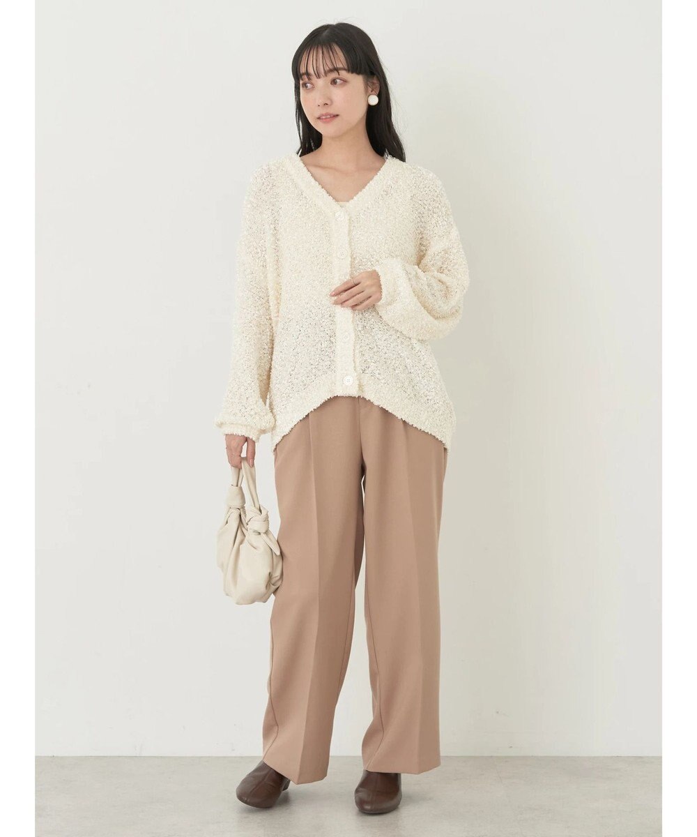 earth music&ecology ぽこぽこヤーンカーディガン 