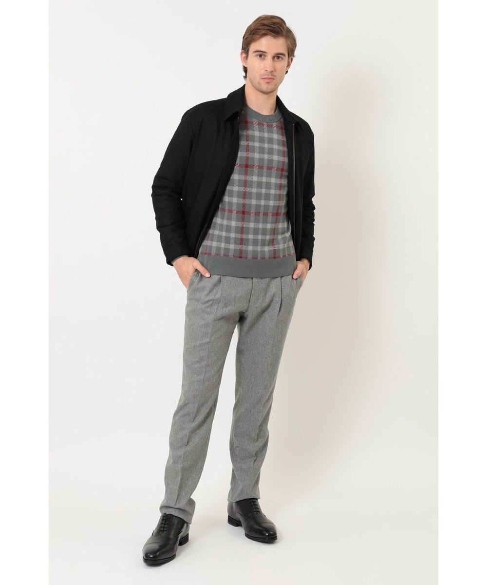 DAKS フラノステンカラーダウンジャケット 