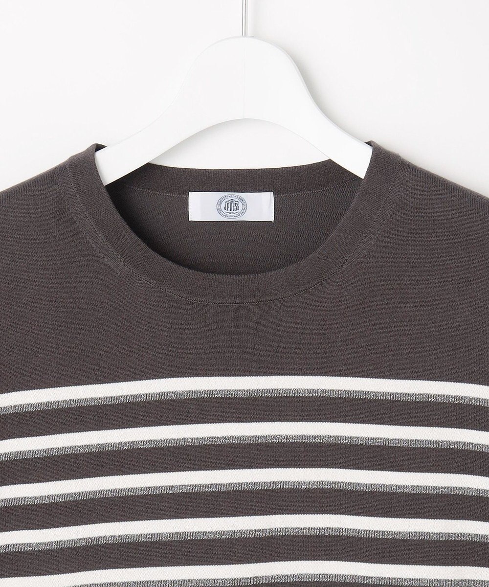 J.PRESS LADIES COTTON ACETATE DRY ニット Tシャツ 