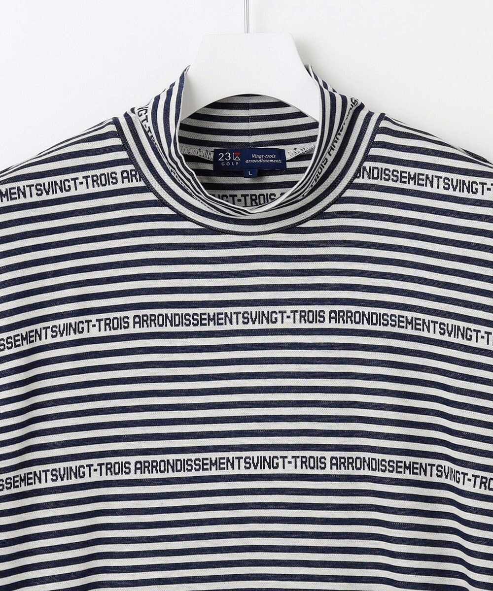 23区GOLF 【MEN】エニワイズ ロゴボーダー カットソー 