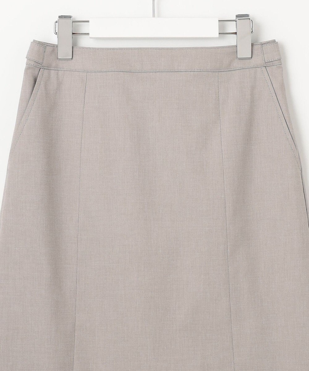 J.PRESS LADIES 【セットアップ対応・洗える・撥水・防汚】コットンFITTYシャーク スカート 