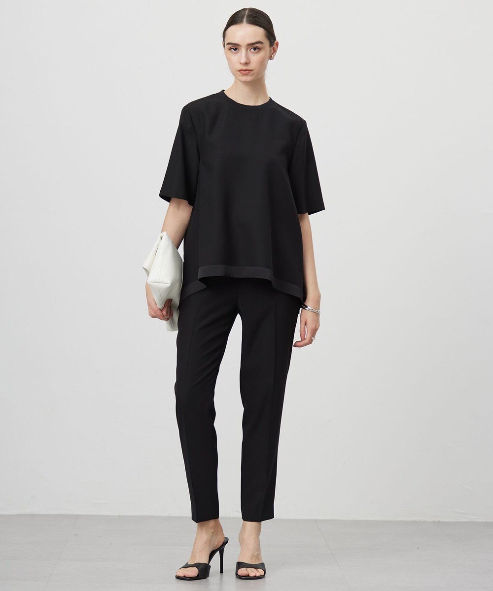 ICB L 【新色追加・WEB限定カラーあり・接触冷感・UVケア・速乾・防シワ・洗える】 FluidBackSatin  ドロストパンツ 