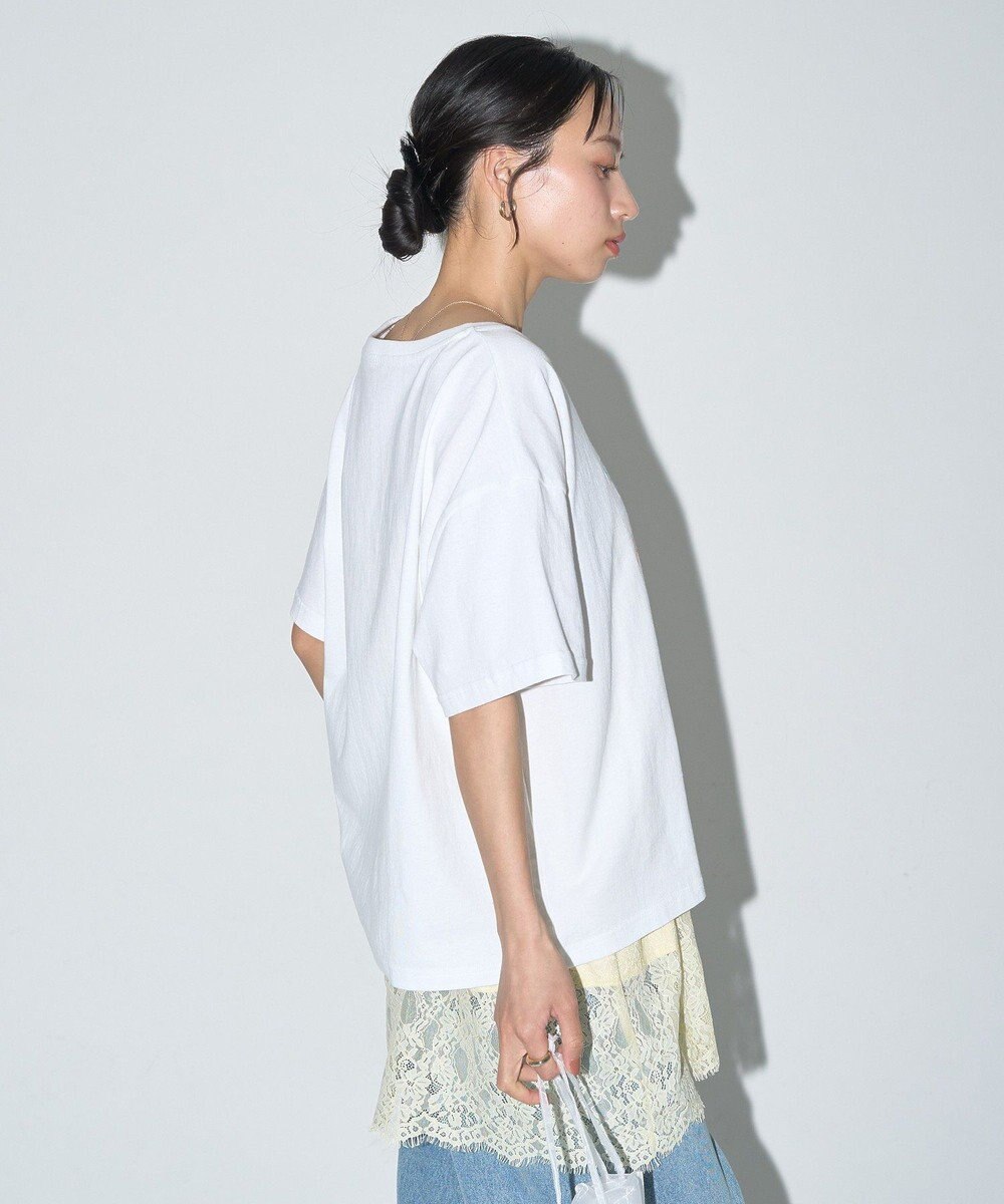 earth music&ecology 刺繍Tシャツ 