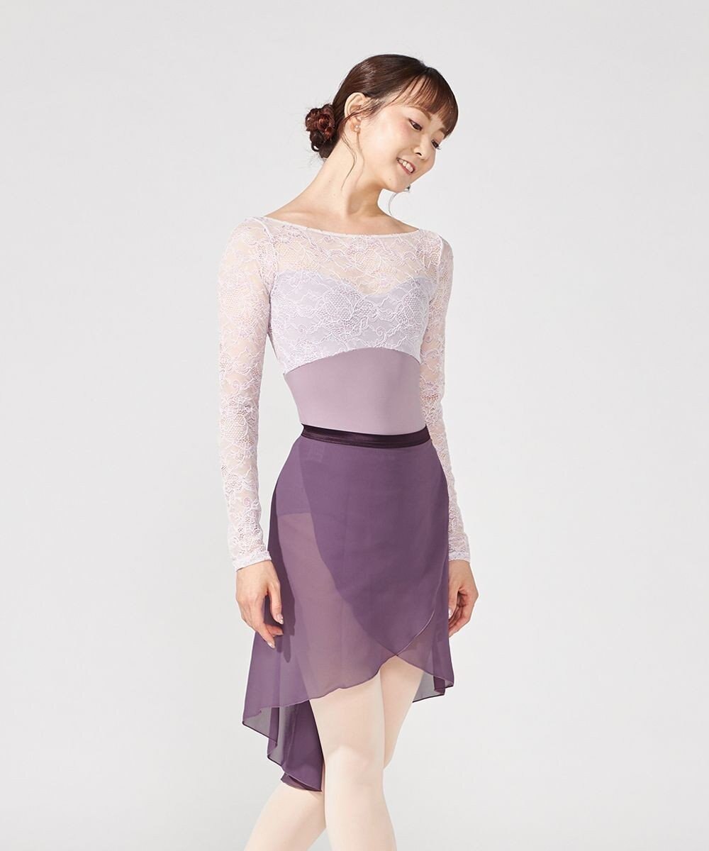 Chacott 【Nela ライン】ロングスリーブレオタード 
