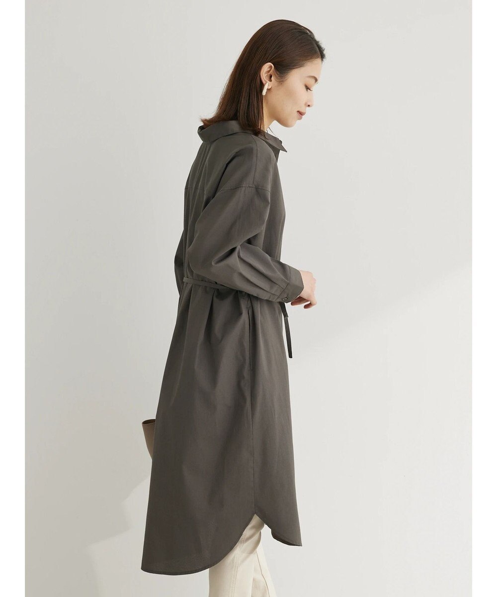 Green Parks ミドル丈シャツワンピースII 