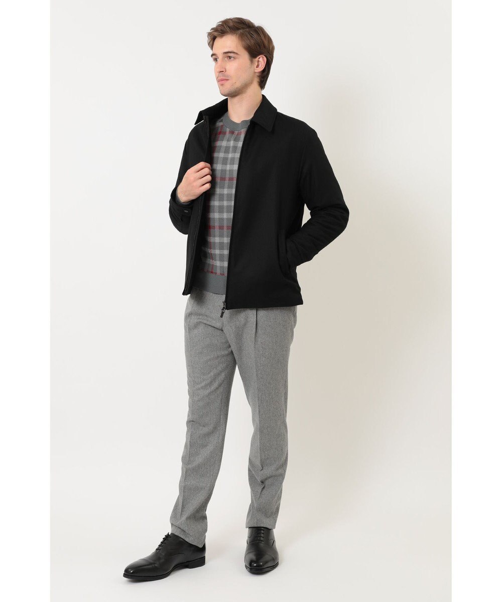 DAKS フラノステンカラーダウンジャケット 