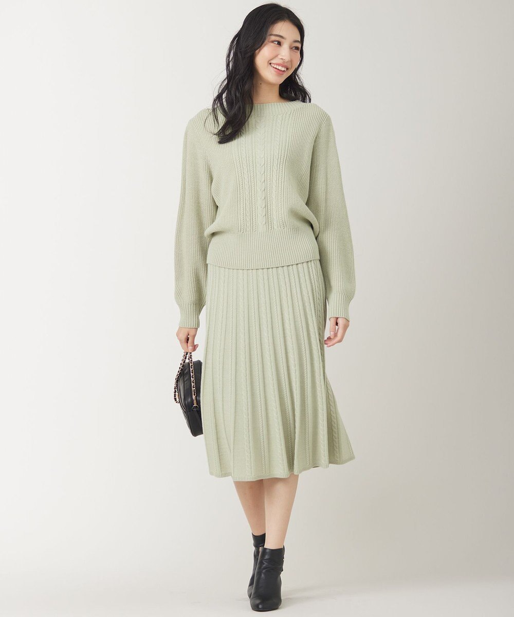 ANY SIS L 【セットアップ対応】スフレショート丈 プルオーバー 