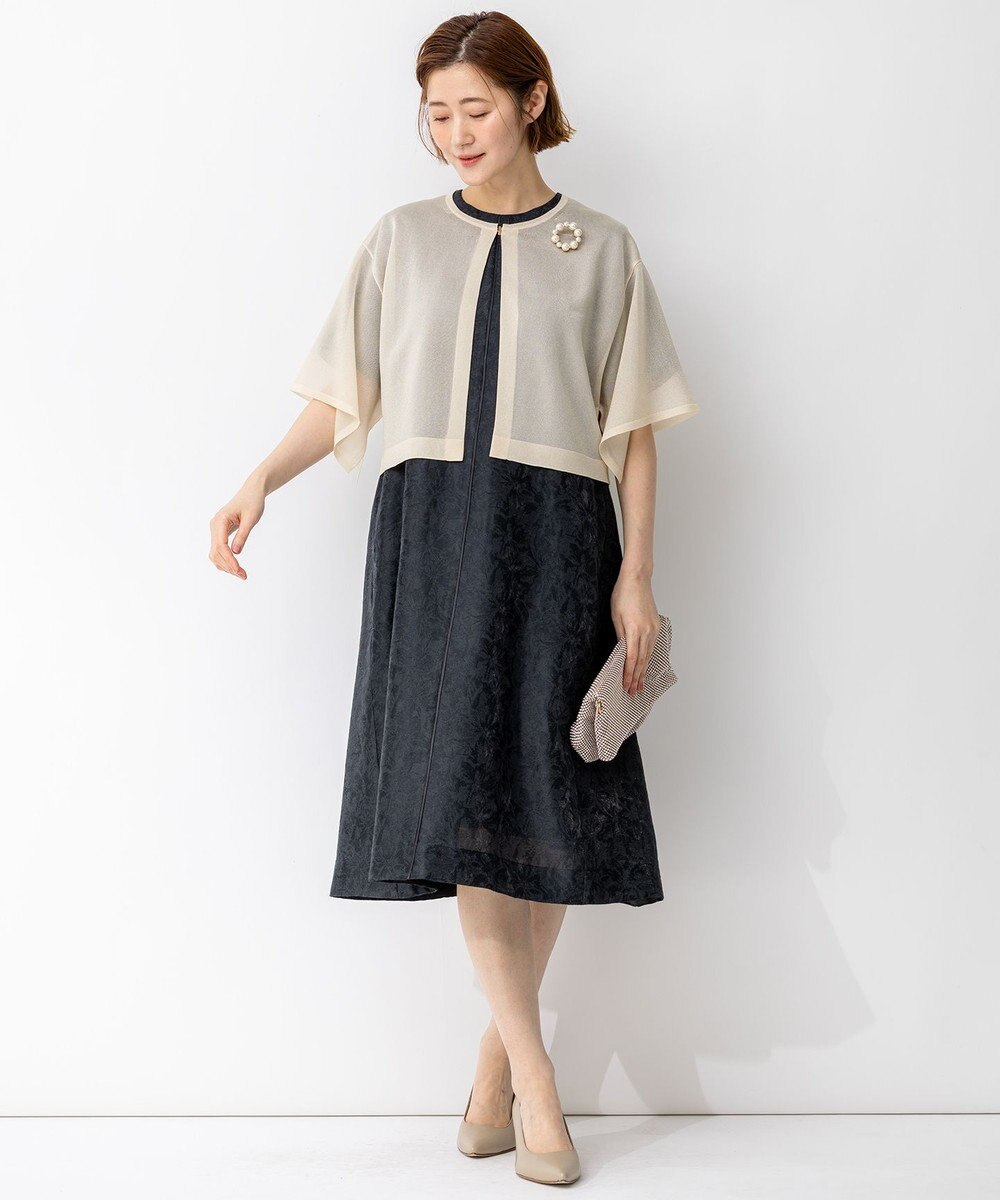 23区 S 【APPLAUDIR】グロッシーニット ボレロカーディガン 