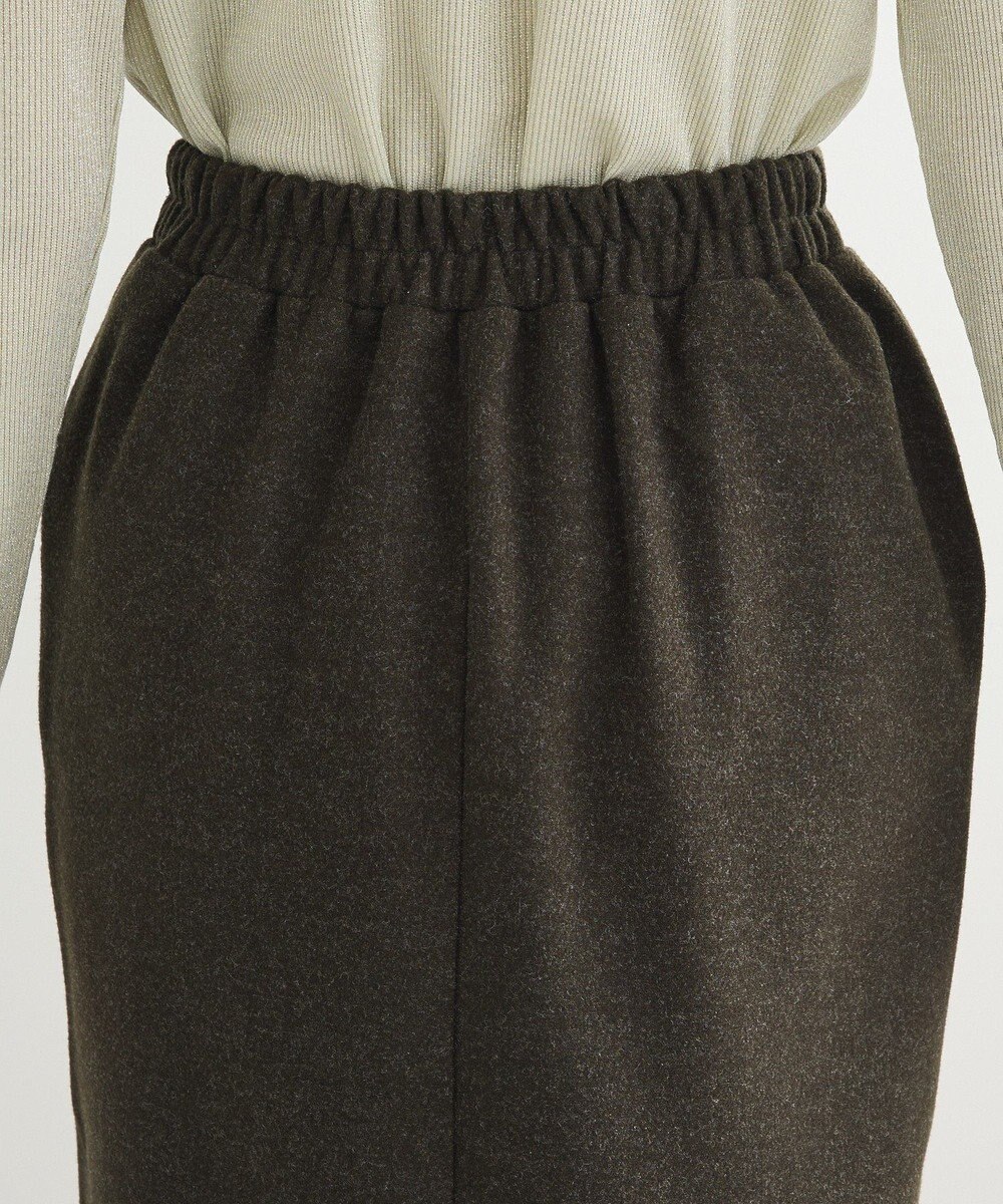 Green Parks 圧縮ポンチＩラインスカート 