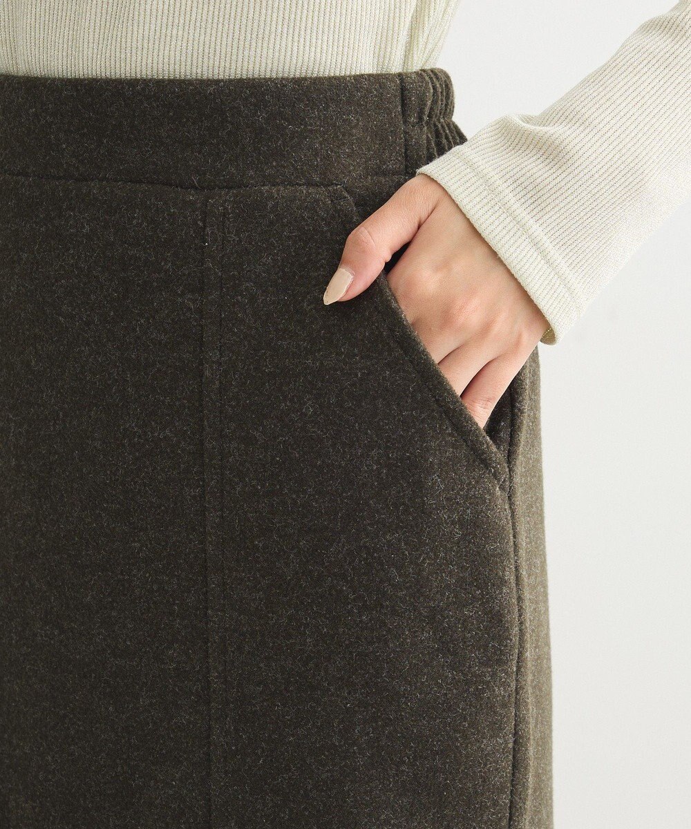 Green Parks 圧縮ポンチＩラインスカート 