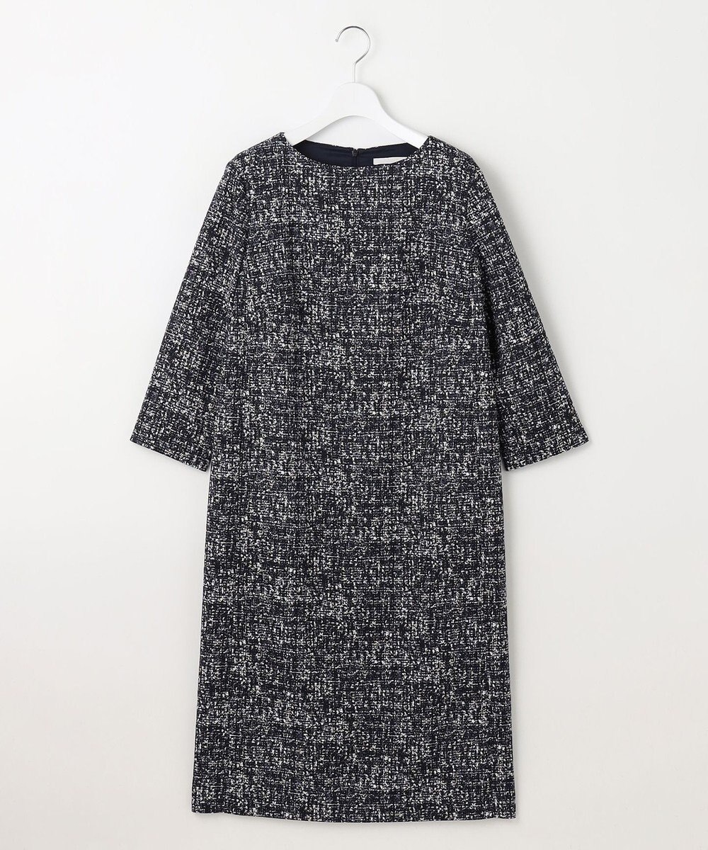 自由区 S プリントジャガードストレッチ  ワンピース 